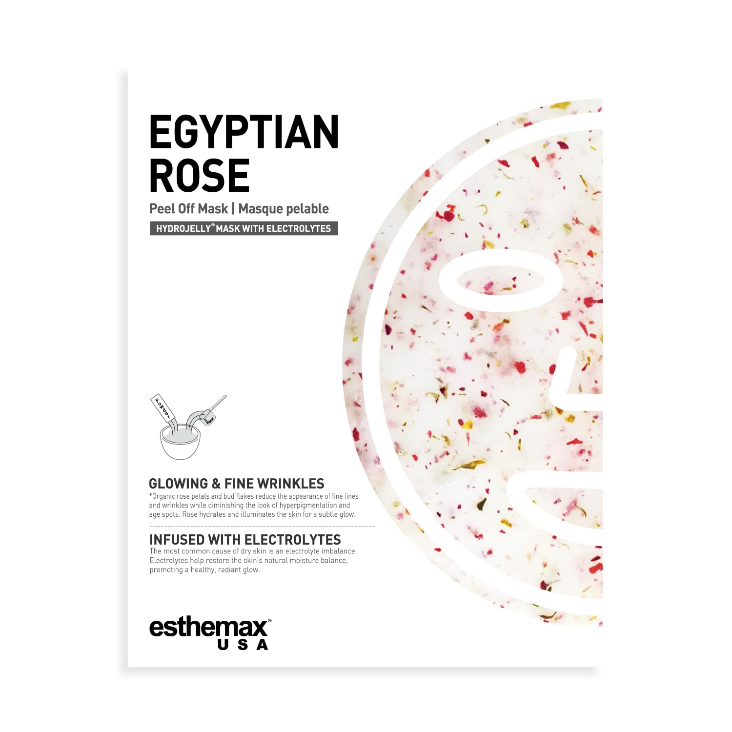 Amazon.com: [esthemax] EGYPTIAN ROSE HYDROJELLY® MASK : Home & Kitchen